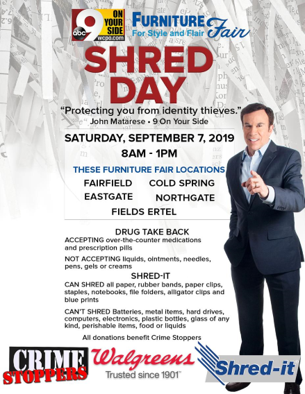 Shred Event At Furniture Fair